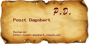 Poszt Dagobert névjegykártya